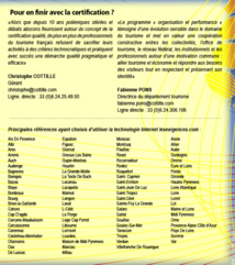 La certification Qualité Destination La certification Qualité Destination