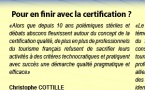 La certification Qualité Destination